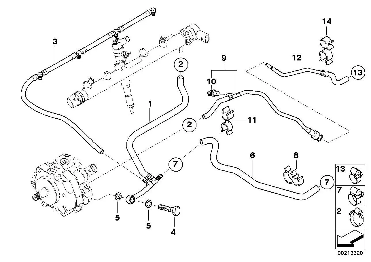 BMW Dichtring E46 E60 E61 E63 E64 E65 E66 E70 E71 E83 E87 E90 E91