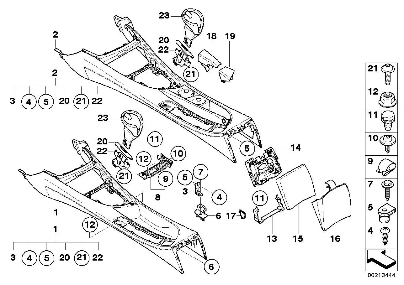 BMW Kunststoffmutter E52 E81 E82 E83 E84 E87 E88 51417025609