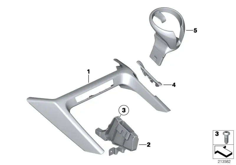 BMW Blende Getränkehalter E84 51169255209
