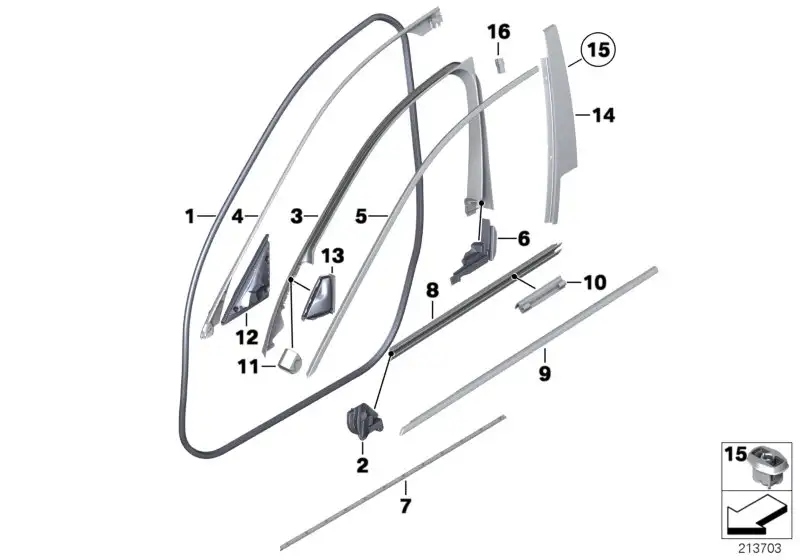 BMW Anschlag rechts F10 F11 51337266796 - 5er