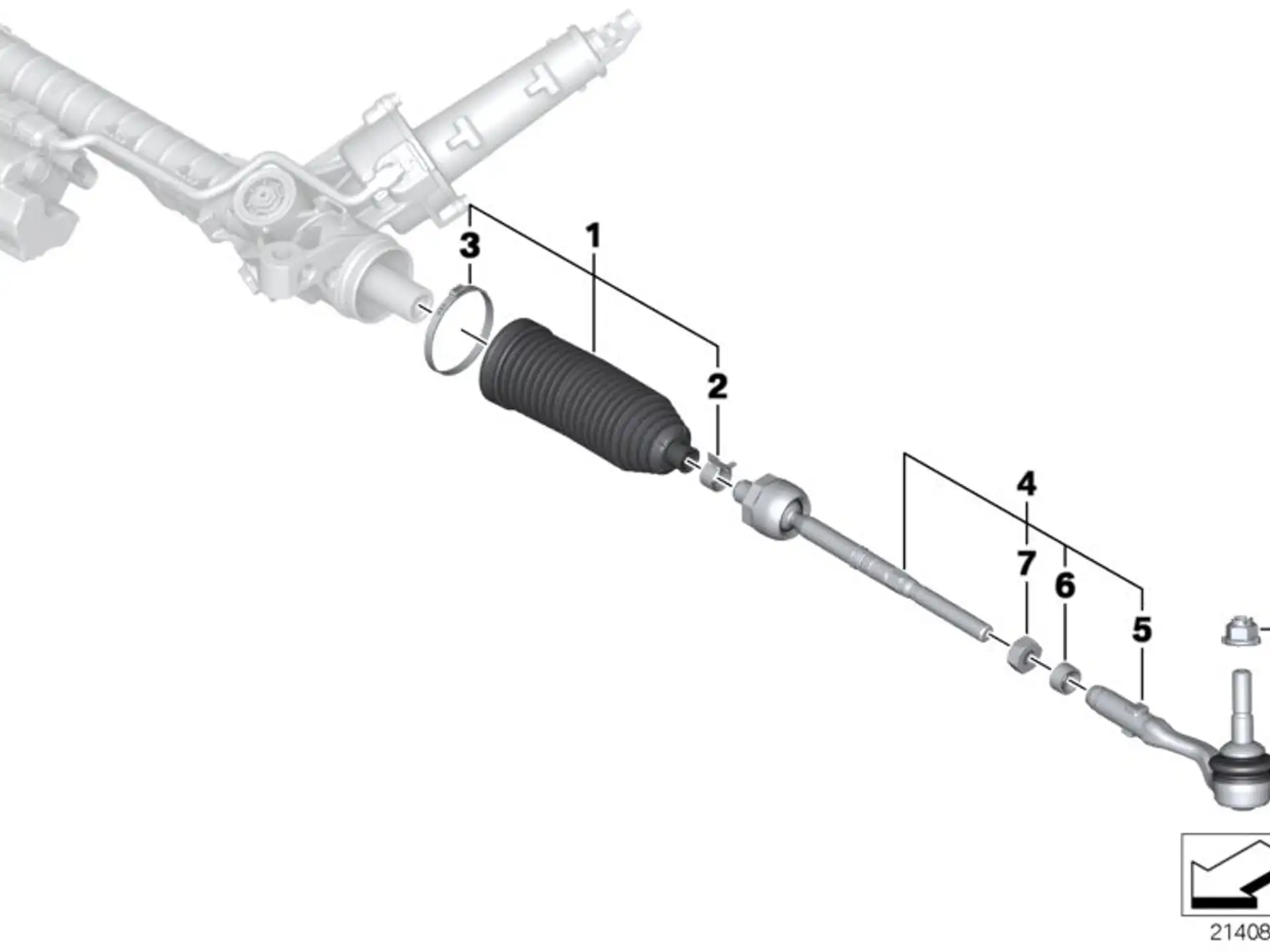 BMW Kugelgelenk links F01 F02 F04 F06 F07 F10 F11 F12 F13 32106784790