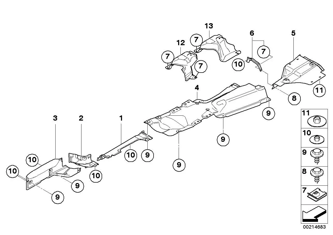 BMW Blechschraube E83 R60 R61 07119904316 - Bildposition 09