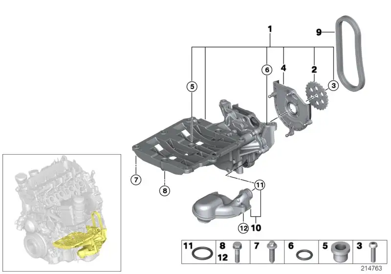 BMW O-Ring E60 E61 E70 E71 E81 E82 E83 E84 E87 E88 E90 E91 E92 E9