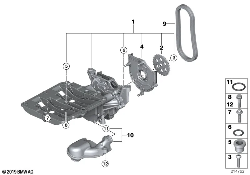BMW Ansaugrohr mit Dichtung E81 E82 E84 E87 E88 E90 E91 E92 E93 11417798018