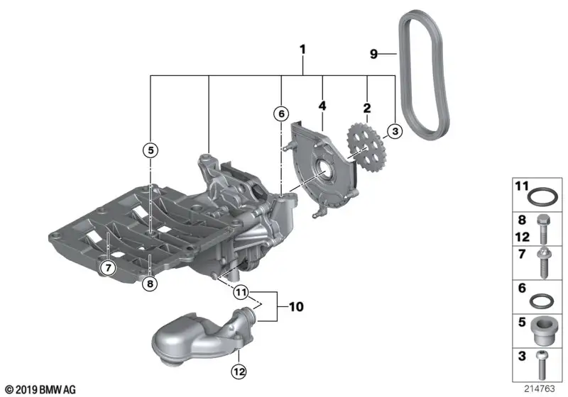 BMW Ansaugrohr mit Dichtung E81 E82 E84 E87 E88 E90 E91 E92 E93 1