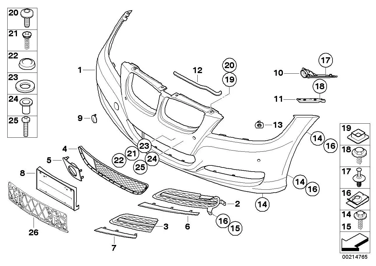 BMW Blendenstab links E90 E91 51117198899 - 3er E90, 3er E91