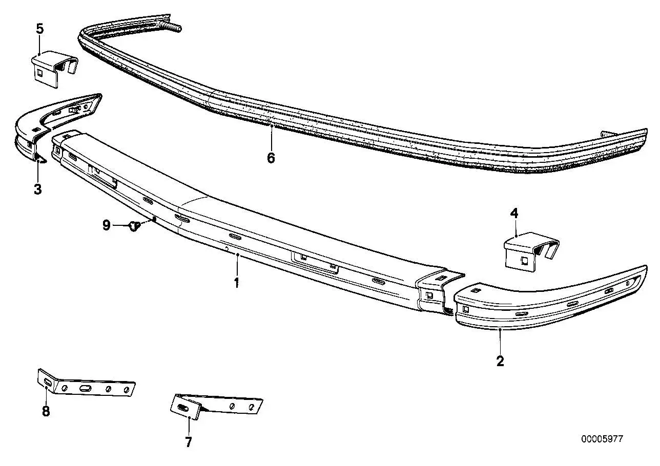 BMW Blende rechts E21 51111835472 - Bildposition 05