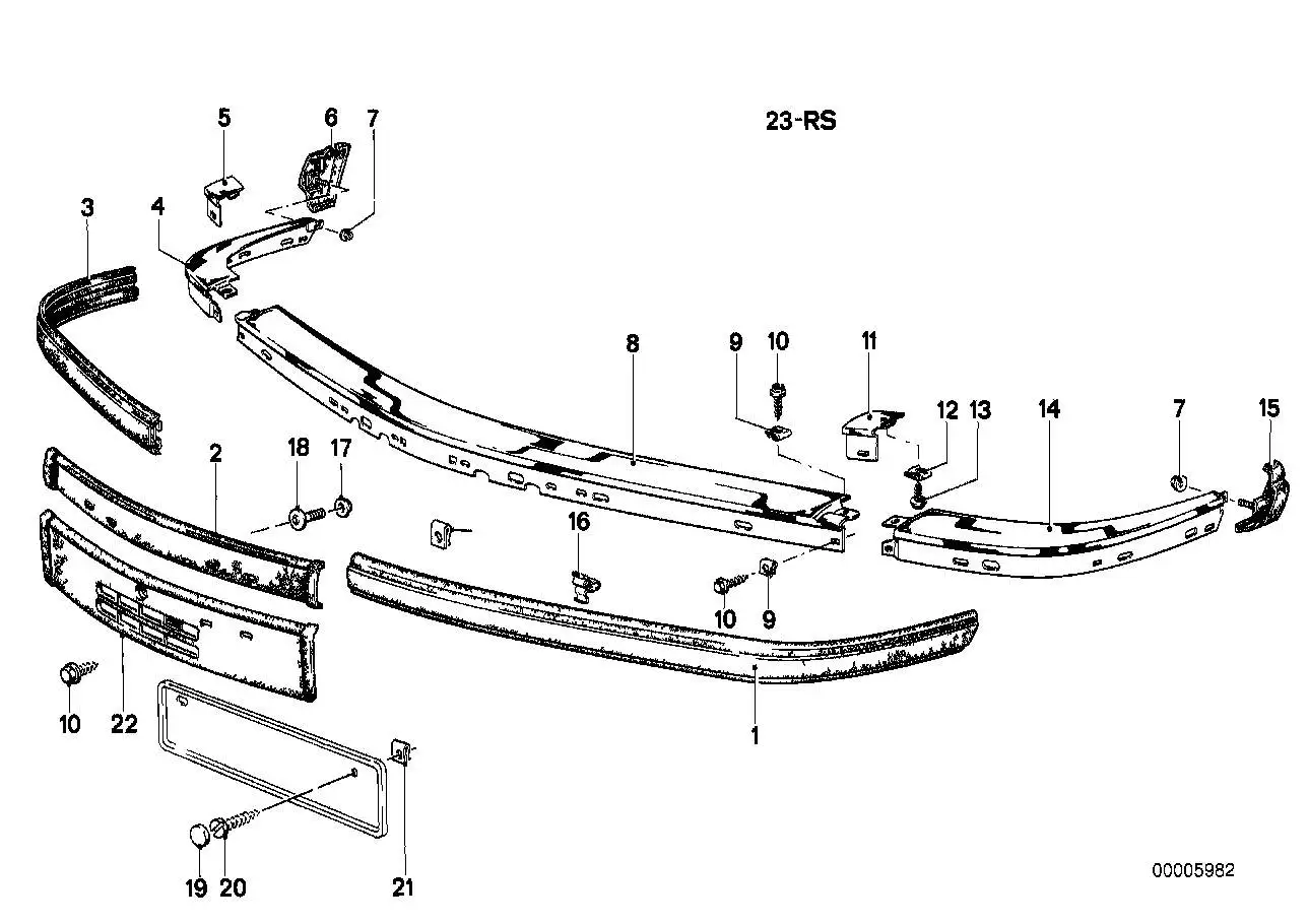BMW Linsenblechschraube E23 51181856694 - 7er E23