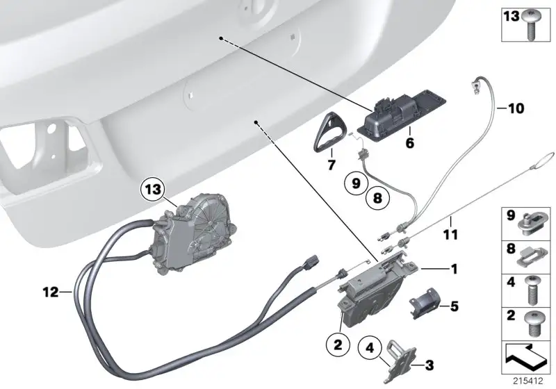 BMW Kombi-Linsenschraube 07147208454 - Bildposition 02