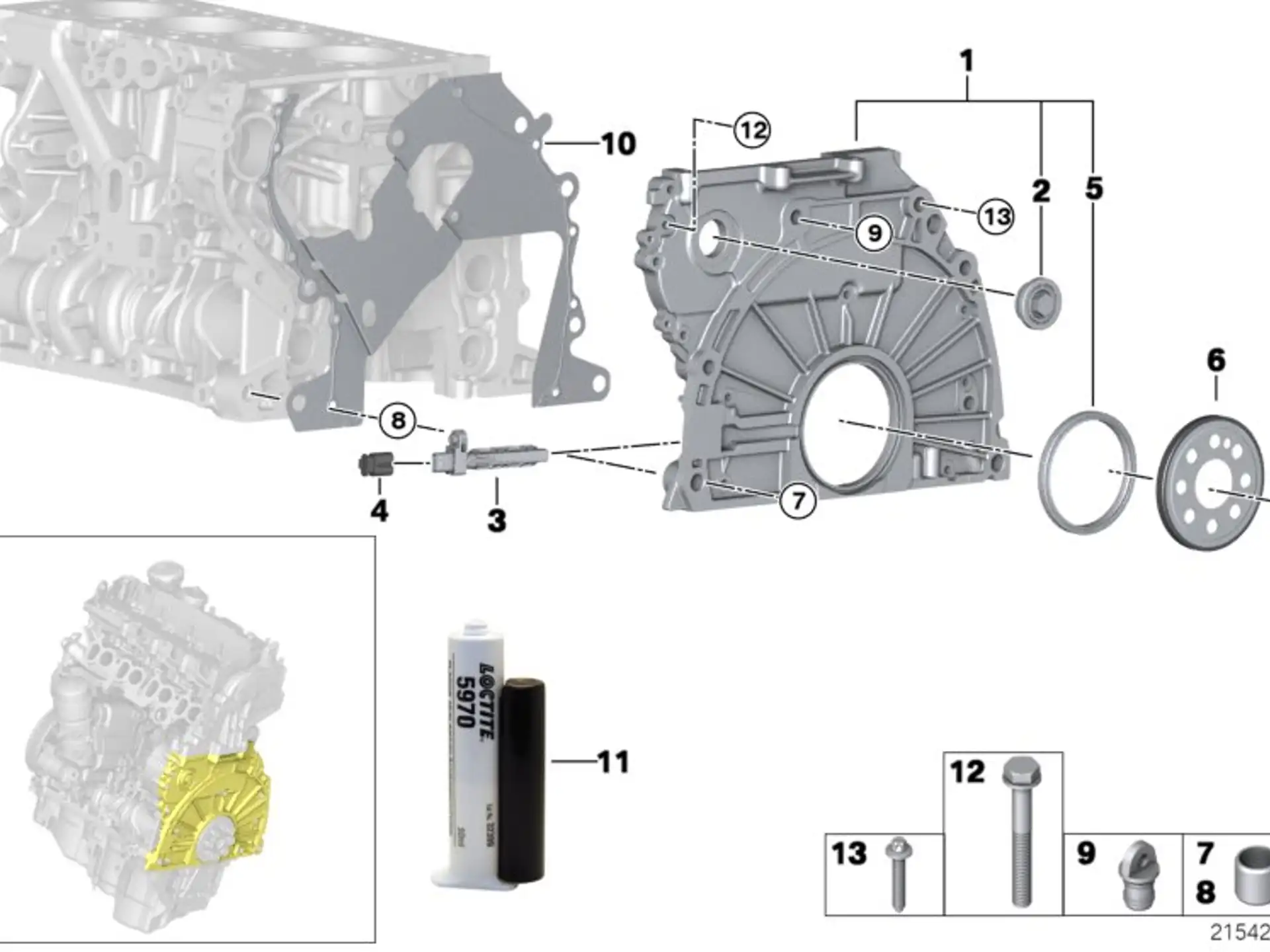 BMW Dichtung Metall E60 E61 E70 E71 E81 E82 E83 E84 E87 E88 E90 E91 E92 E93 F01 F02 F07 F10 F11 F15 F16 11147797491
