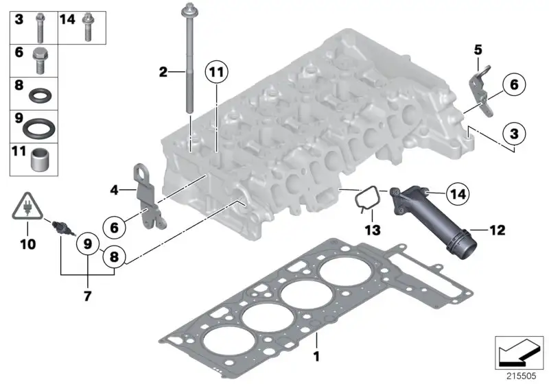 BMW Sechsrundschraube E60 E61 E70 E71 E72 E81 E82 E83 E84 E87 E88