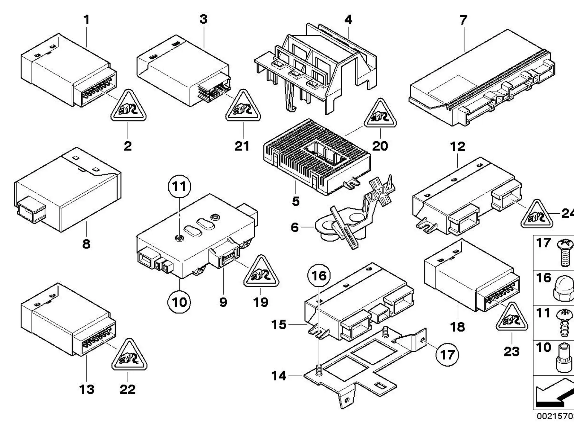 BMW Steuergerät Micro Power Modul E60 E61 E63 E64 61359266274