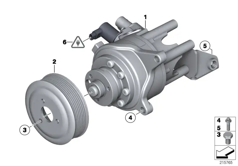 BMW Hydraulikpumpe F01 F02 F06 F07 F10 F11 F12 F13 32416850590 -