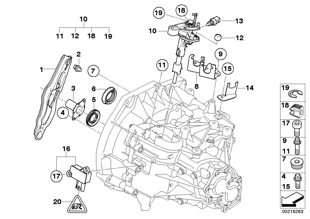 BMW Satz Schaltungseinheit R55 R56 R57 R58 R59 R60 R61 2300760272