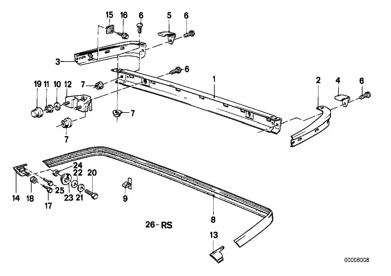BMW Sechskantblechschraube E23 E24 E28 E30 E32 E34 07119916975 -