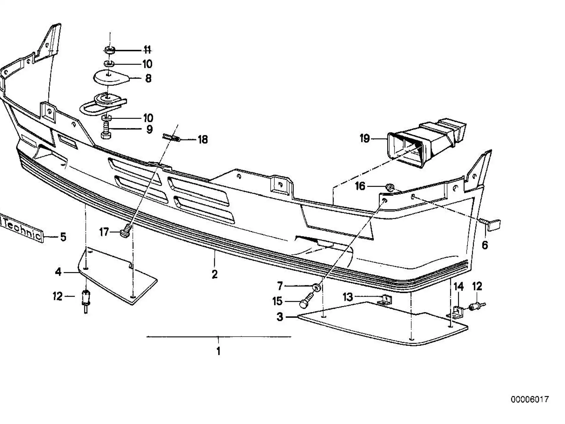 BMW Klemmschraube E30 51111919151