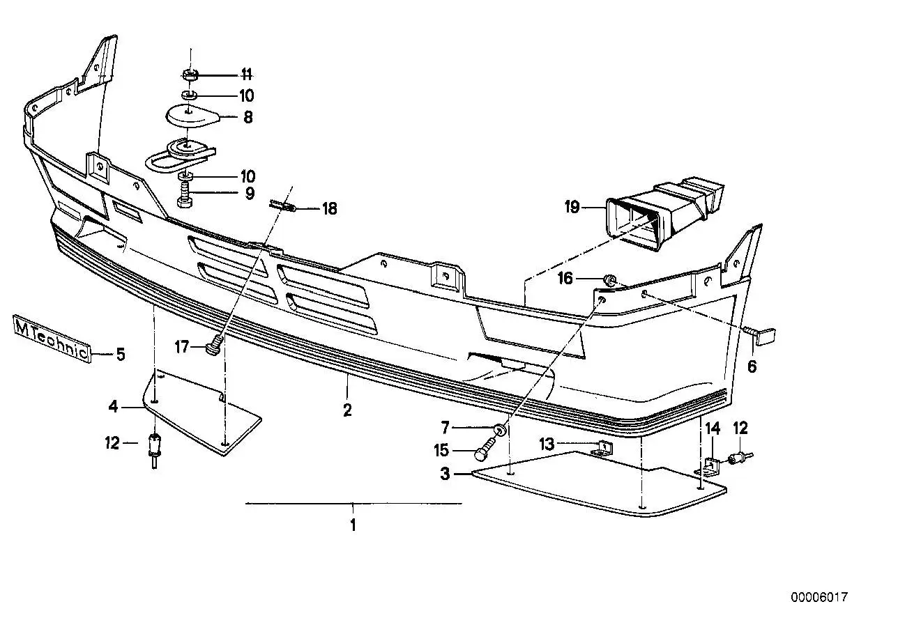BMW Klemmschraube E30 51111919151 - Z1 E30