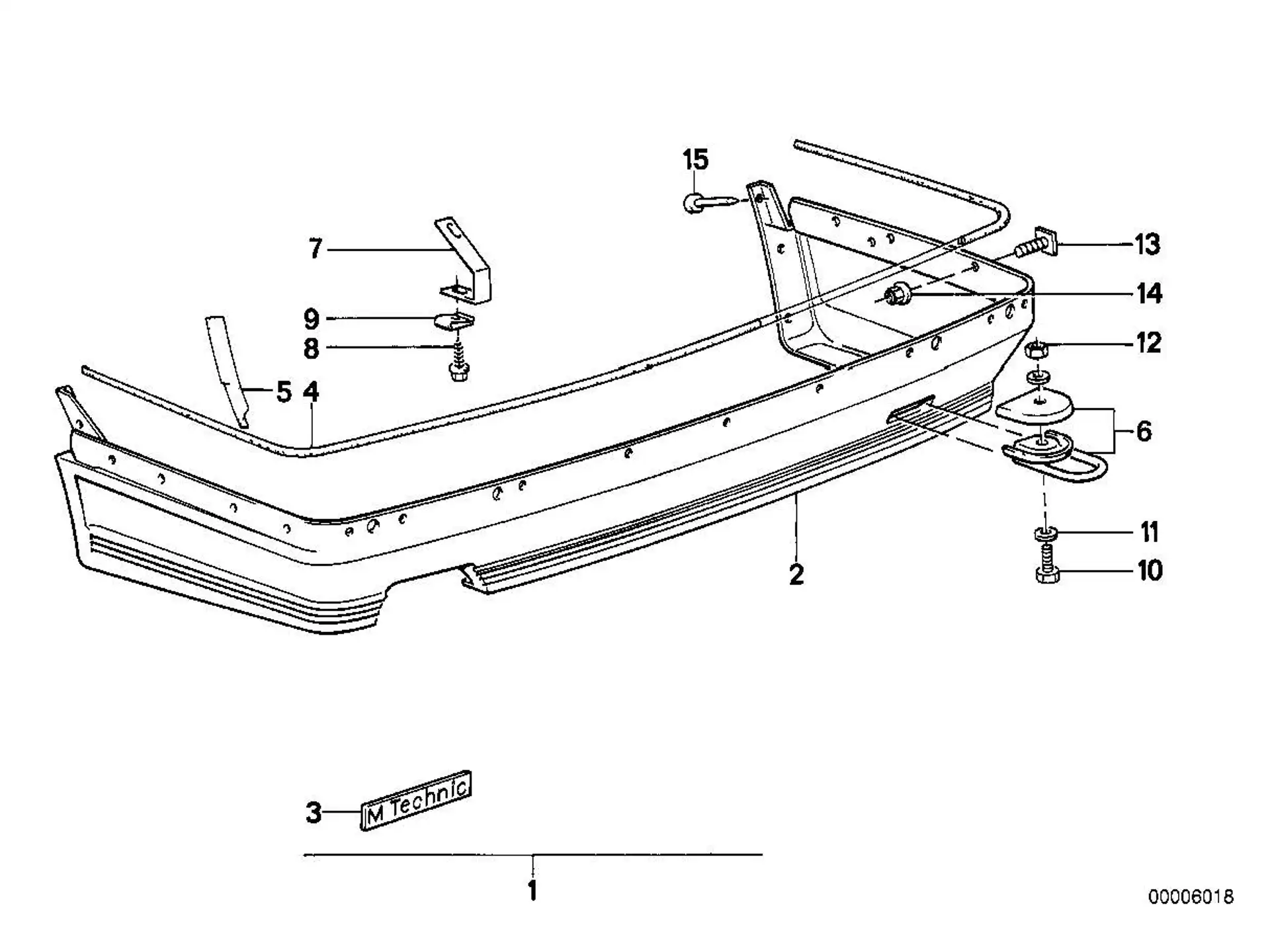 BMW Leistenschraube E30 51121932230