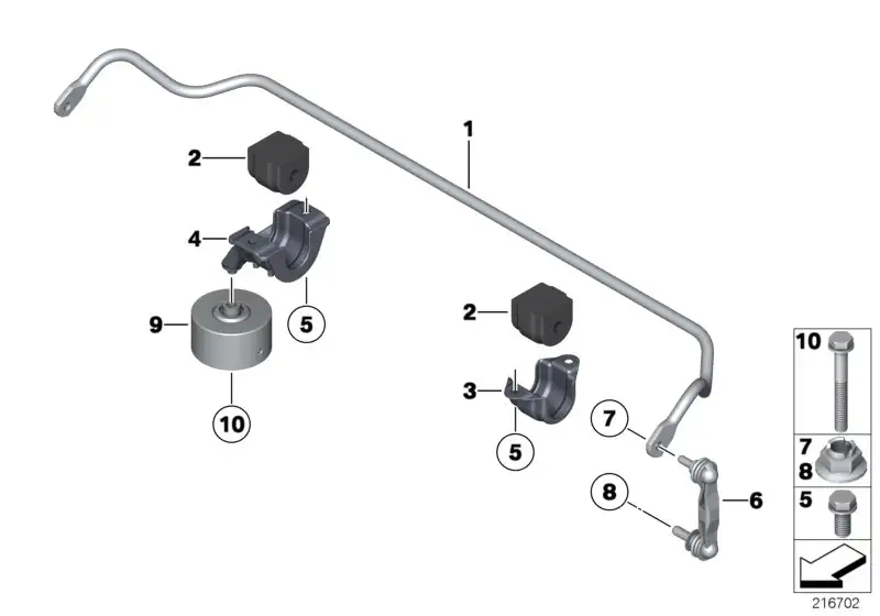 BMW Schwingungstilger links F01 F02 F07 F10 F11 G11 G12 335068528