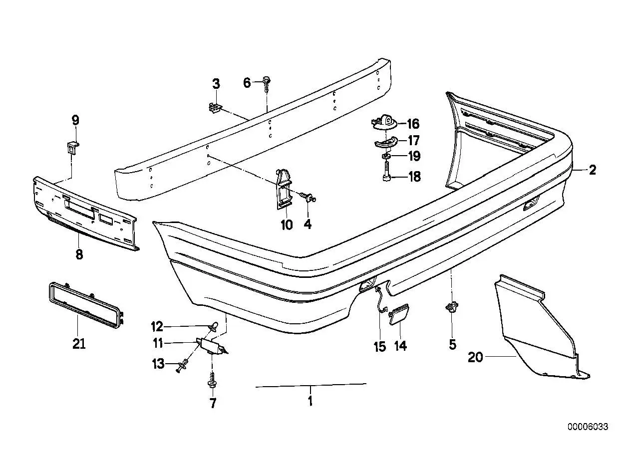 BMW Klammer E30 51112239701 - Z1 E30