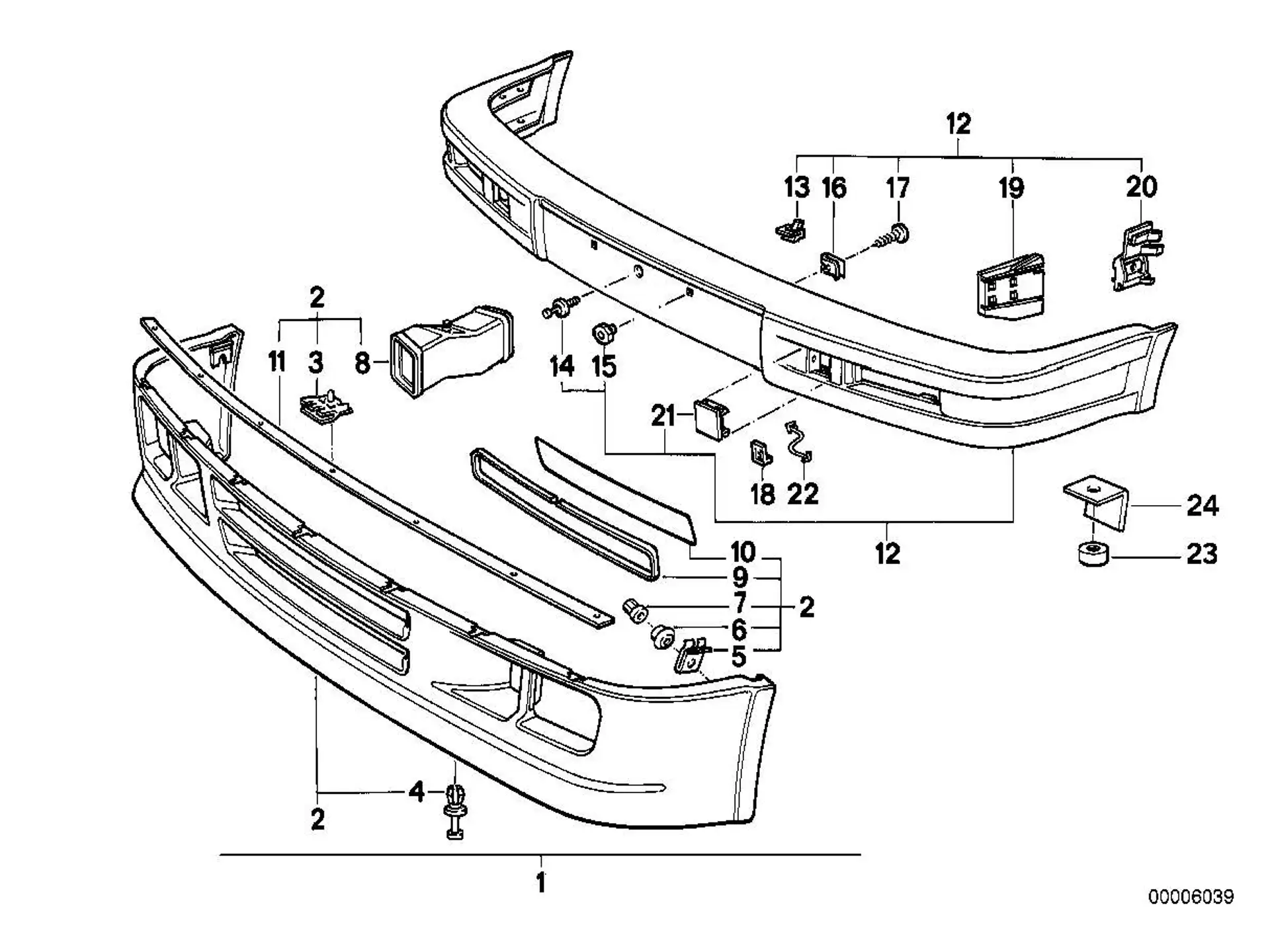 BMW Klammer E30 E24 E28 E34 51711922599