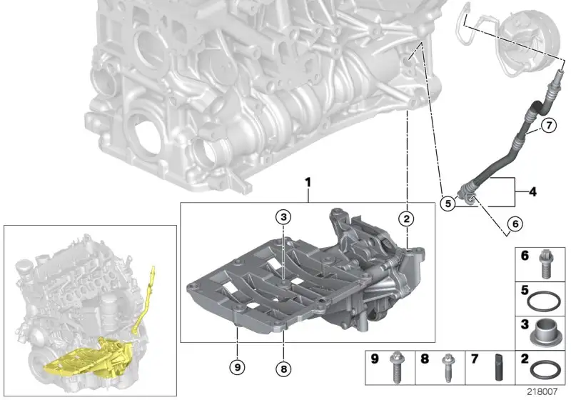 BMW Unterdruckleitung E60 E61 E81 E82 E83 E84 E87 E88 E90 E91 E92