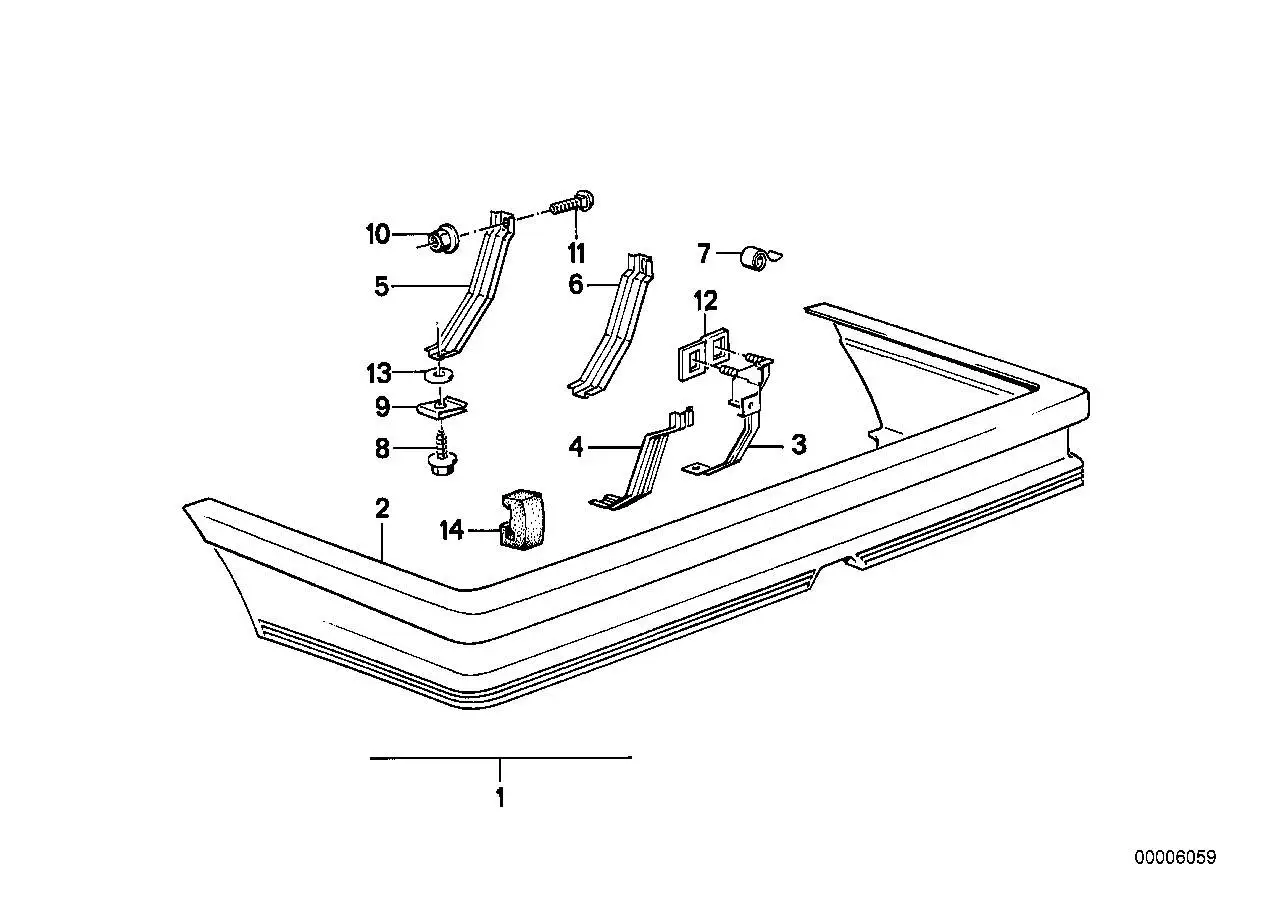 BMW Isolierscheibe E12 E23 E24 E28 13641262255 - Bildposition 13