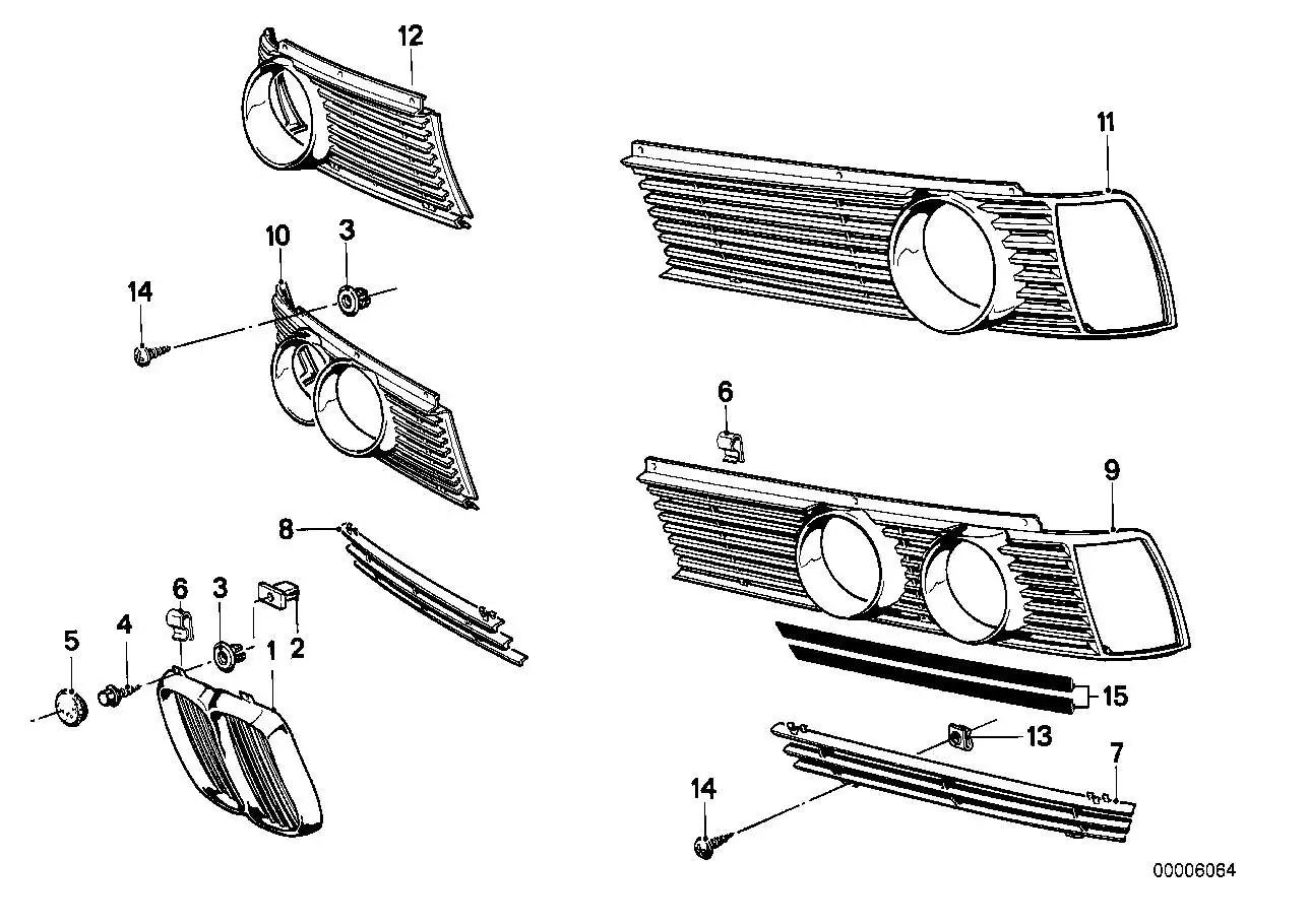 BMW Spreizmutter E12 E21 E23 E24 E28 51135680113 - Bildposition 0