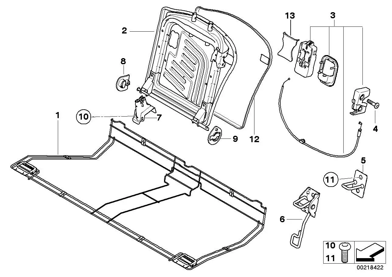 BMW Abdeckung rechts 52202752626 - Bildposition 08
