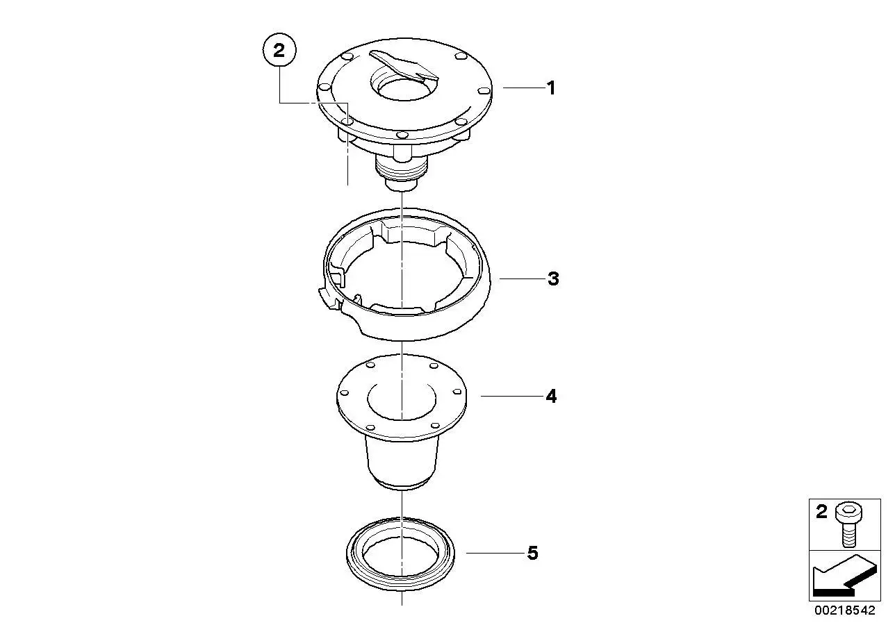 BMW Tankstutzen 16117721638