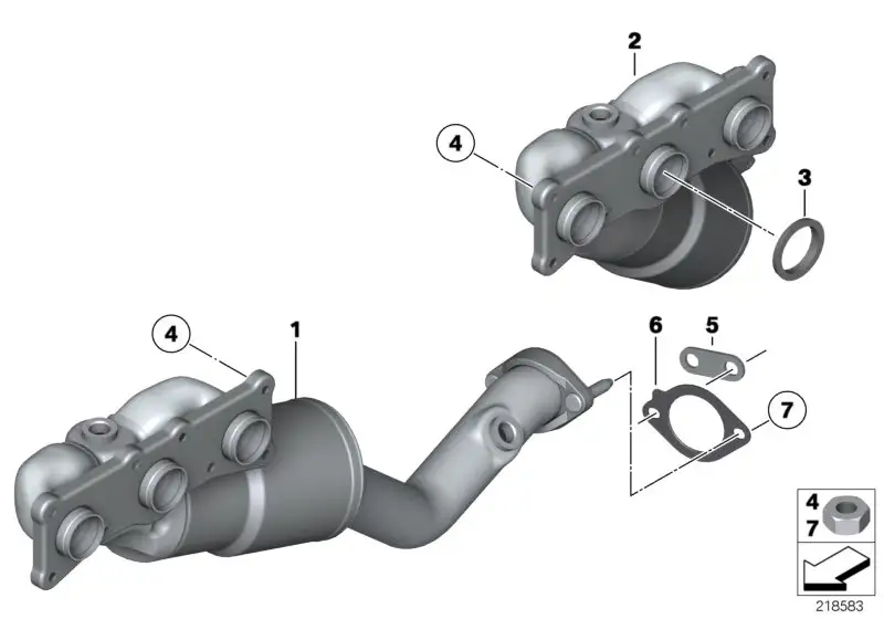 BMW Dichtring E60 E61 E63 E64 E65 E66 E70 E81 E82 E83 E84 E85 E86