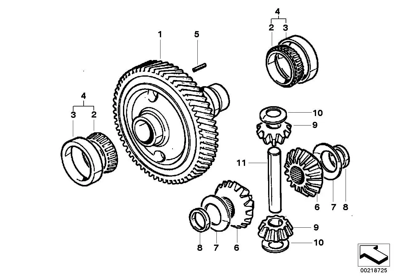 BMW Anlaufscheibe R50 31531031073 - Bildposition 07