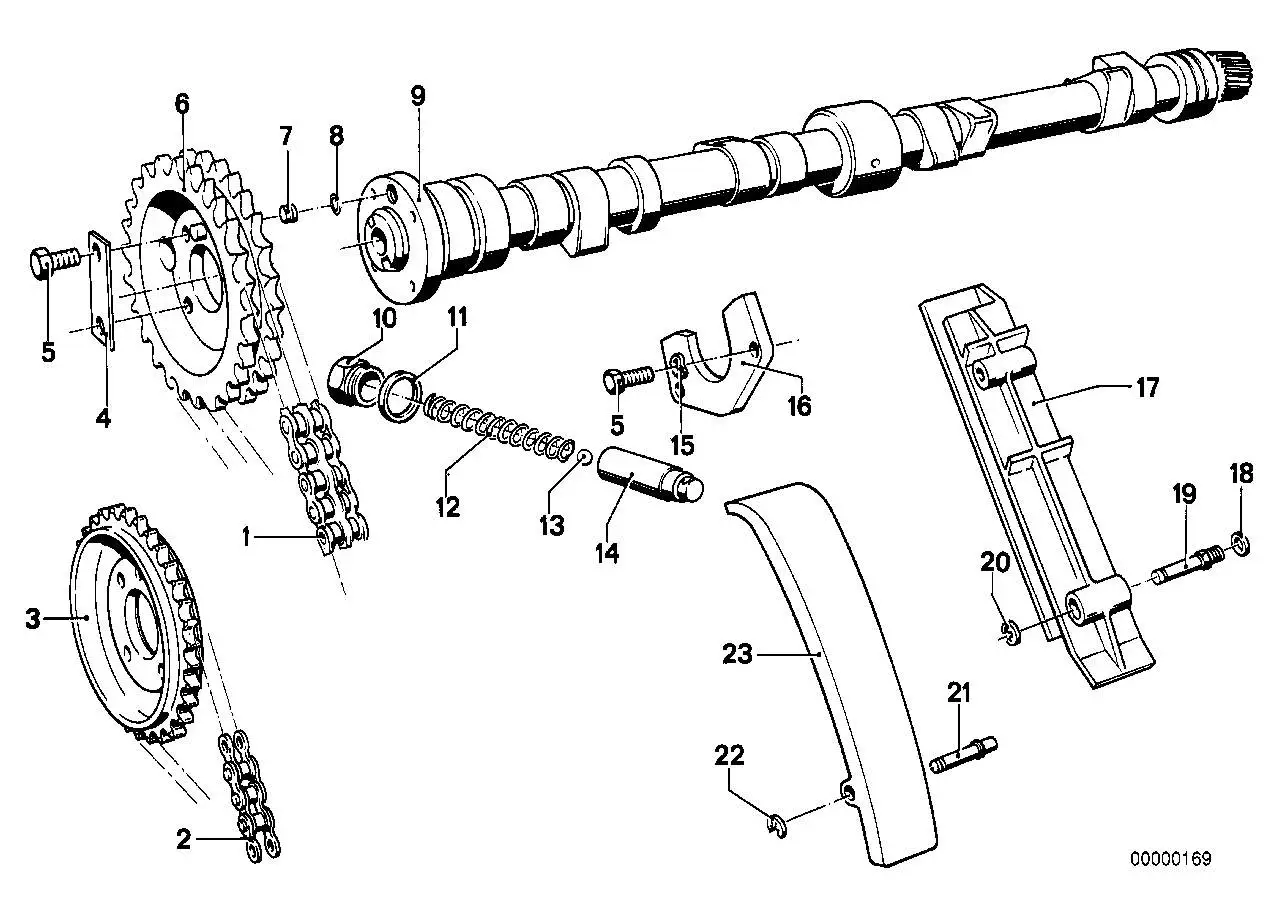 BMW Steuerkette E12 E21 E23 E24 E28 E30 E32 E34 11311716987 - 3er