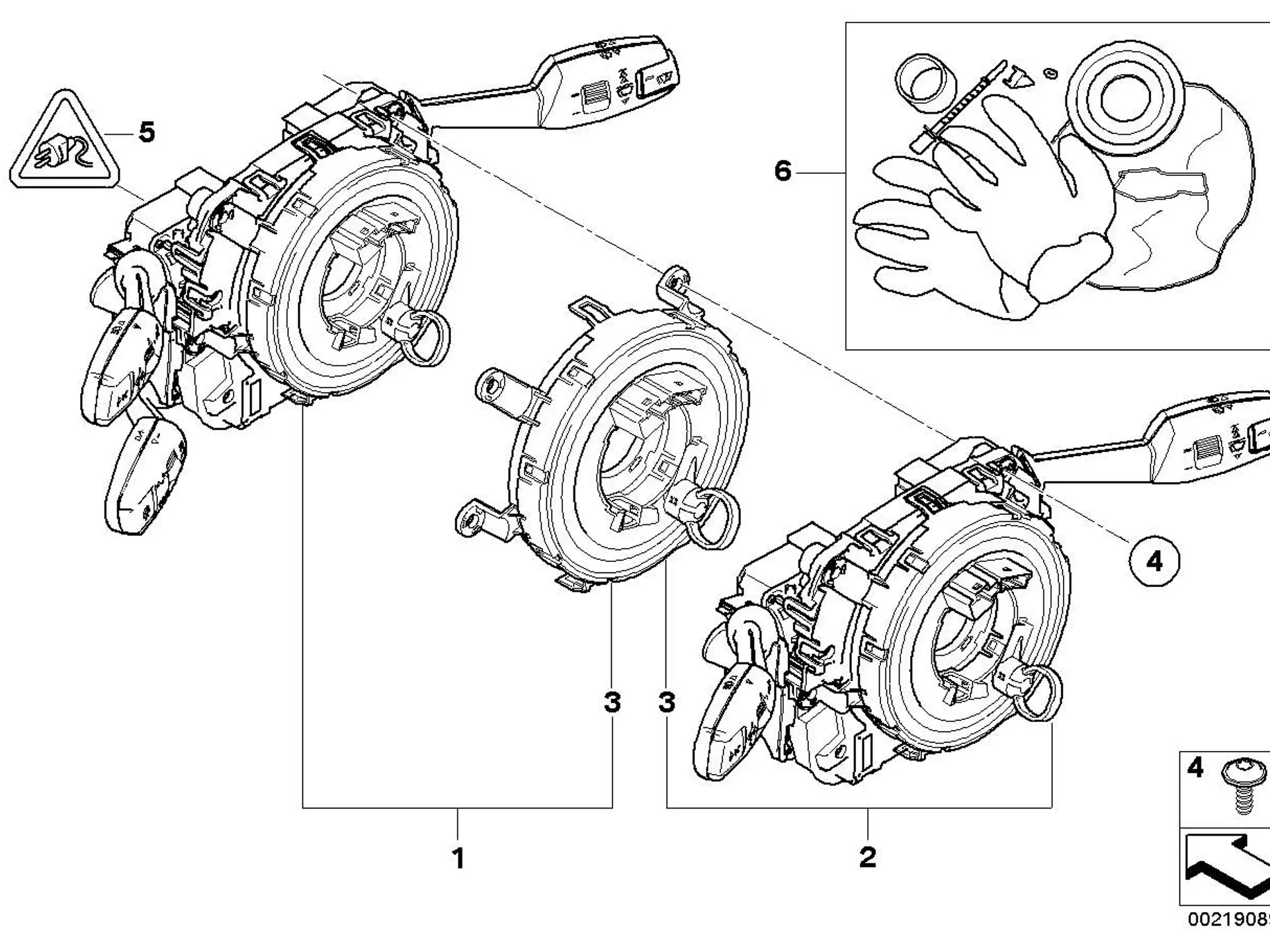 BMW Wickelfederkassette E81 E82 E84 E87 E88 E89 E90 E91 E92 E93 61319169765