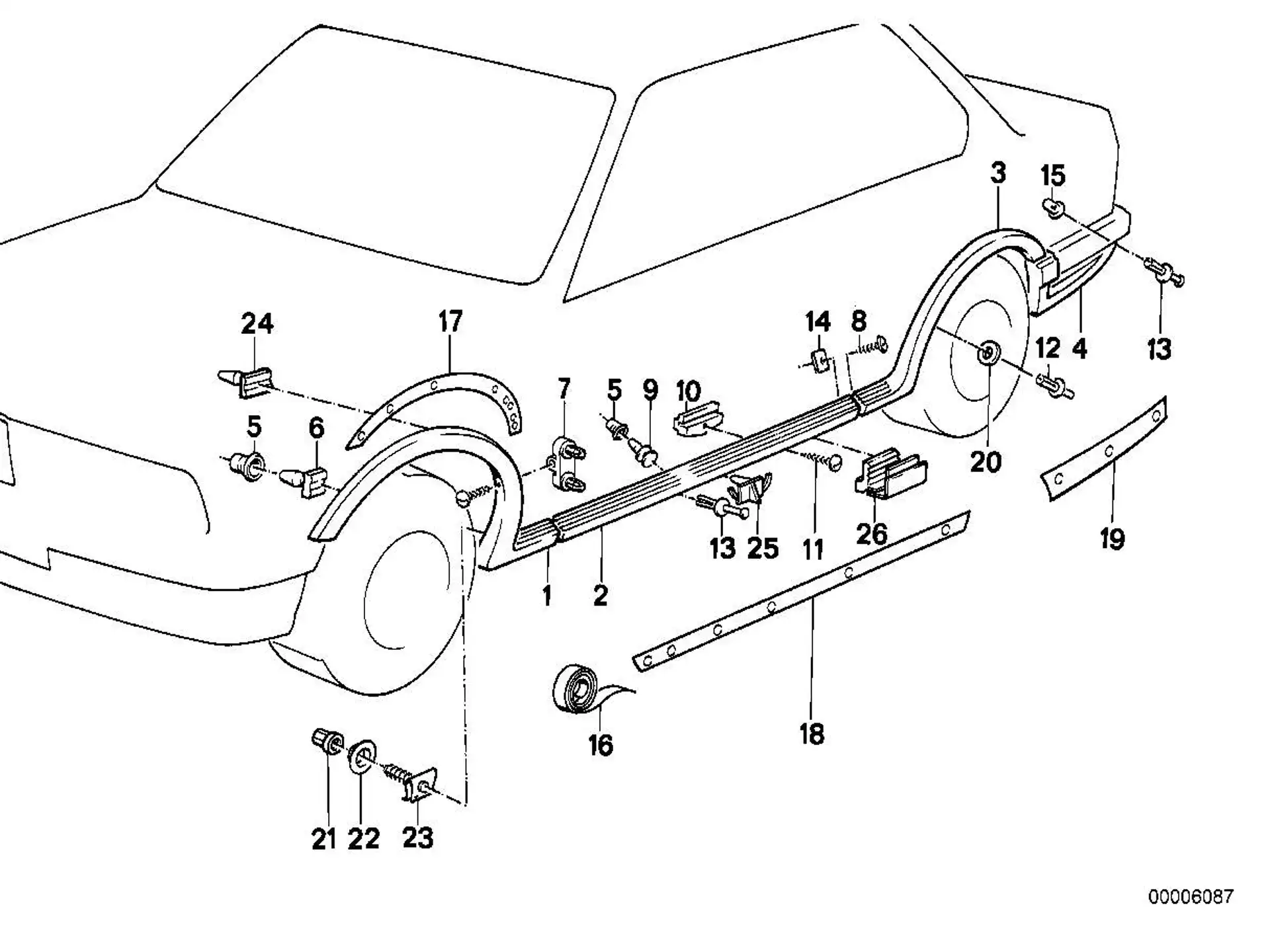 BMW Stopfen E28 E30 E36 51711929320