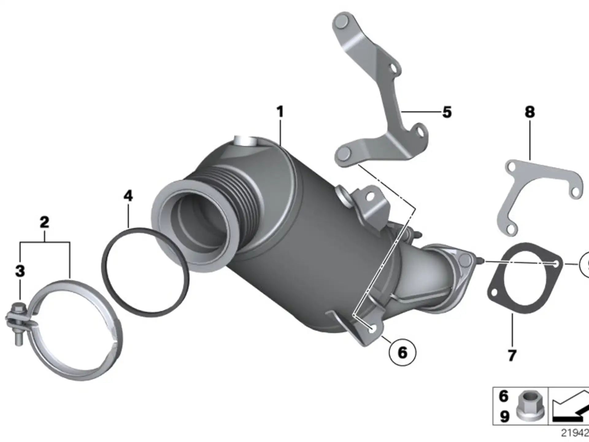 BMW Sechskantmutter E60 E61 E63 E64 E70 E71 E82 E84 E88 E89 E90 E91 E92 E93 F01 F02 F04 F06 F07 F10 F11 F12 F13 F15 F16 F20 F21 F22 F23 F25 F26 F30 F31 F32 F33 F34 F36 F39 F44 F45 F46 F48 F87 F87N F97 F98 G01 G02 G05 G06 G07 G11 G12 G14 G15 G16 G20 G21 G2