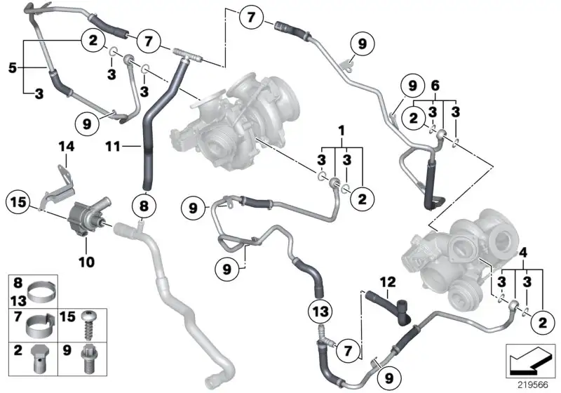 BMW Zusatzkühlmittelpumpe F01 F02 11517629914