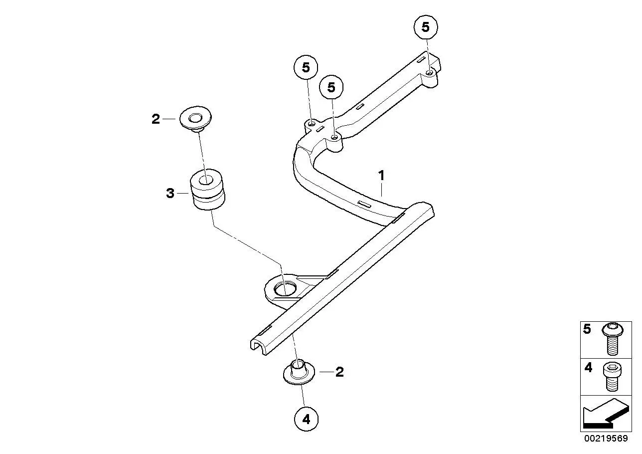 BMW Kabelkanal K29 61117693212