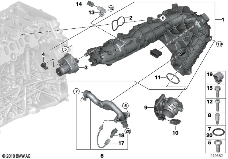 BMW Steckhülsengehäuse E70 E71 E81 E82 E84 E87 E88 E90 E91 F07 12