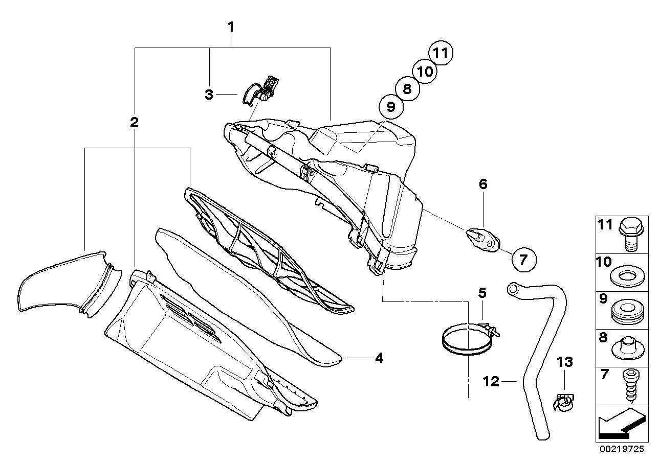 BMW Luftfiltereinsatz K16 13727718375