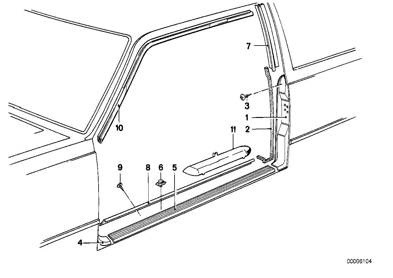 BMW Blende E24 51131843752