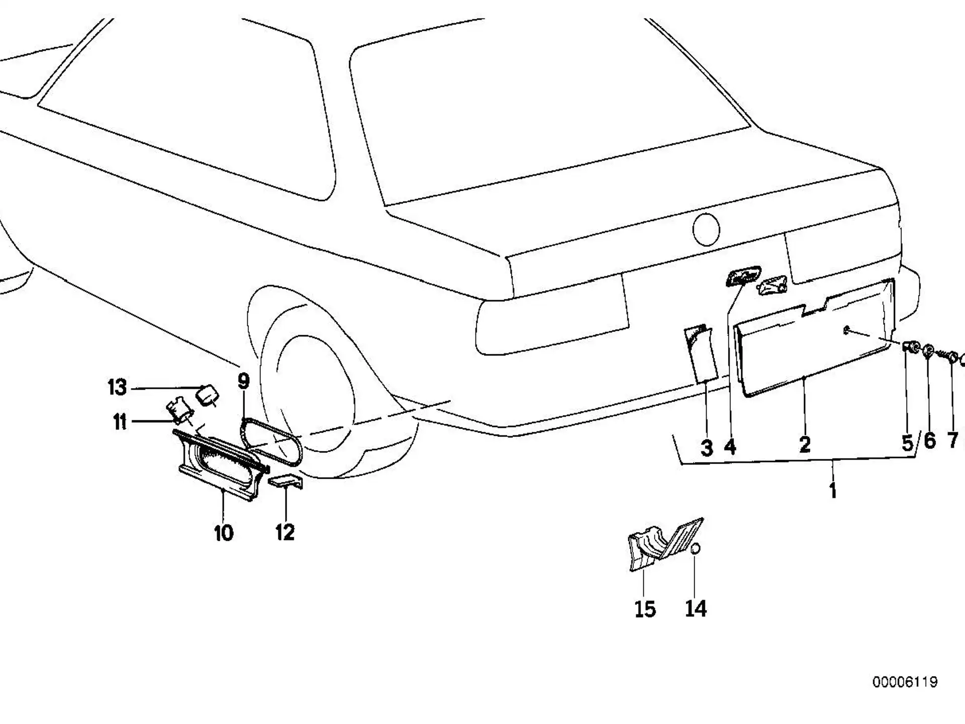 BMW Dichtring E30 64221922280
