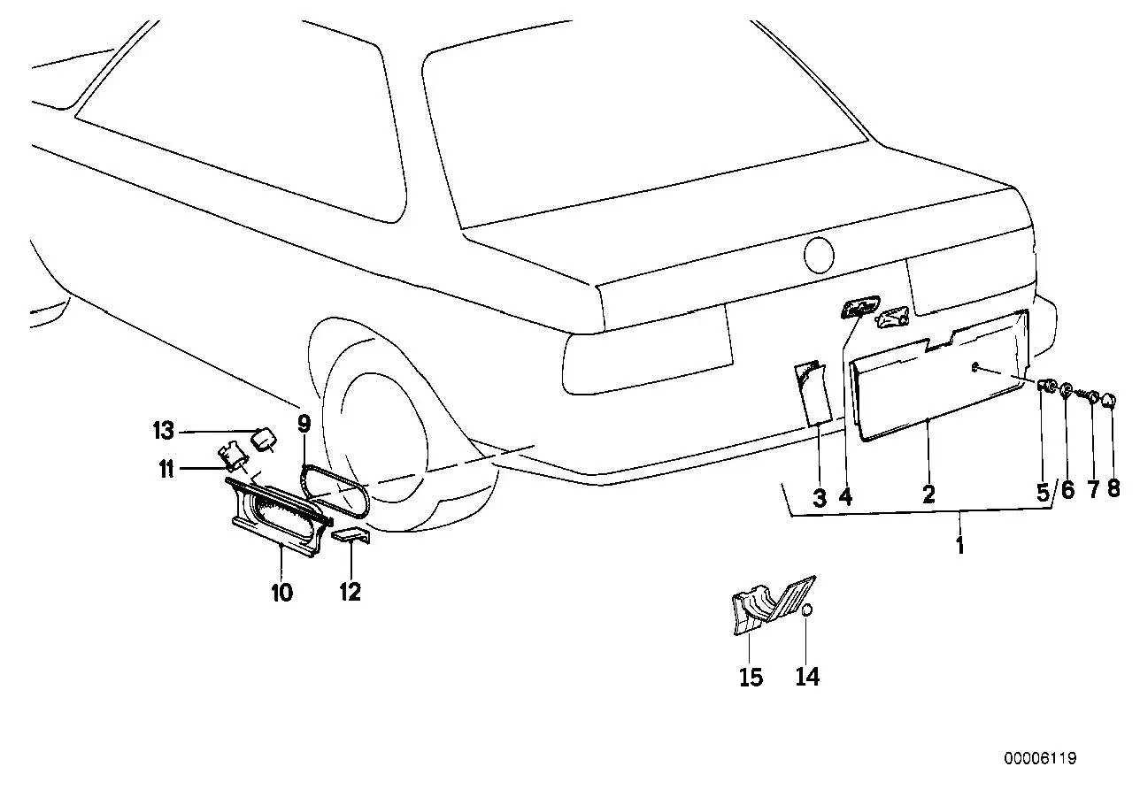 BMW Kappe E30 64221922652 - Z1 E30