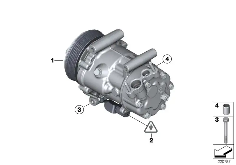 BMW Buchsengehäuse 2-polig R55 R56 R57 R58 R59 R60 R61 1252756463