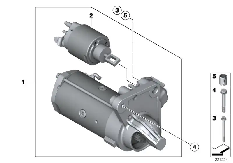 BMW Anlasser R55 R56 R57 R58 R59 R60 R61 12417616698