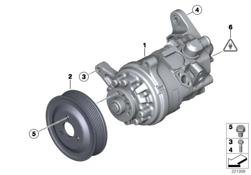 BMW Tandempumpe E70 E71 32416793287