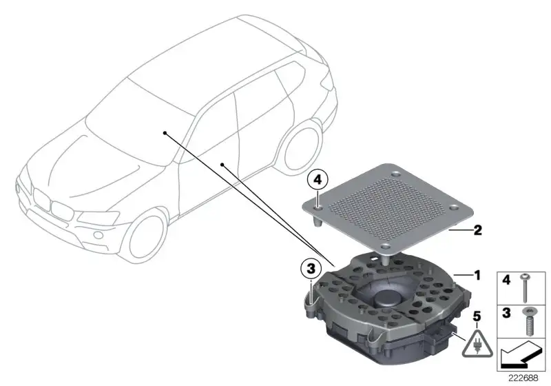 BMW Zentralbass 65136811926 - Bildposition 01
