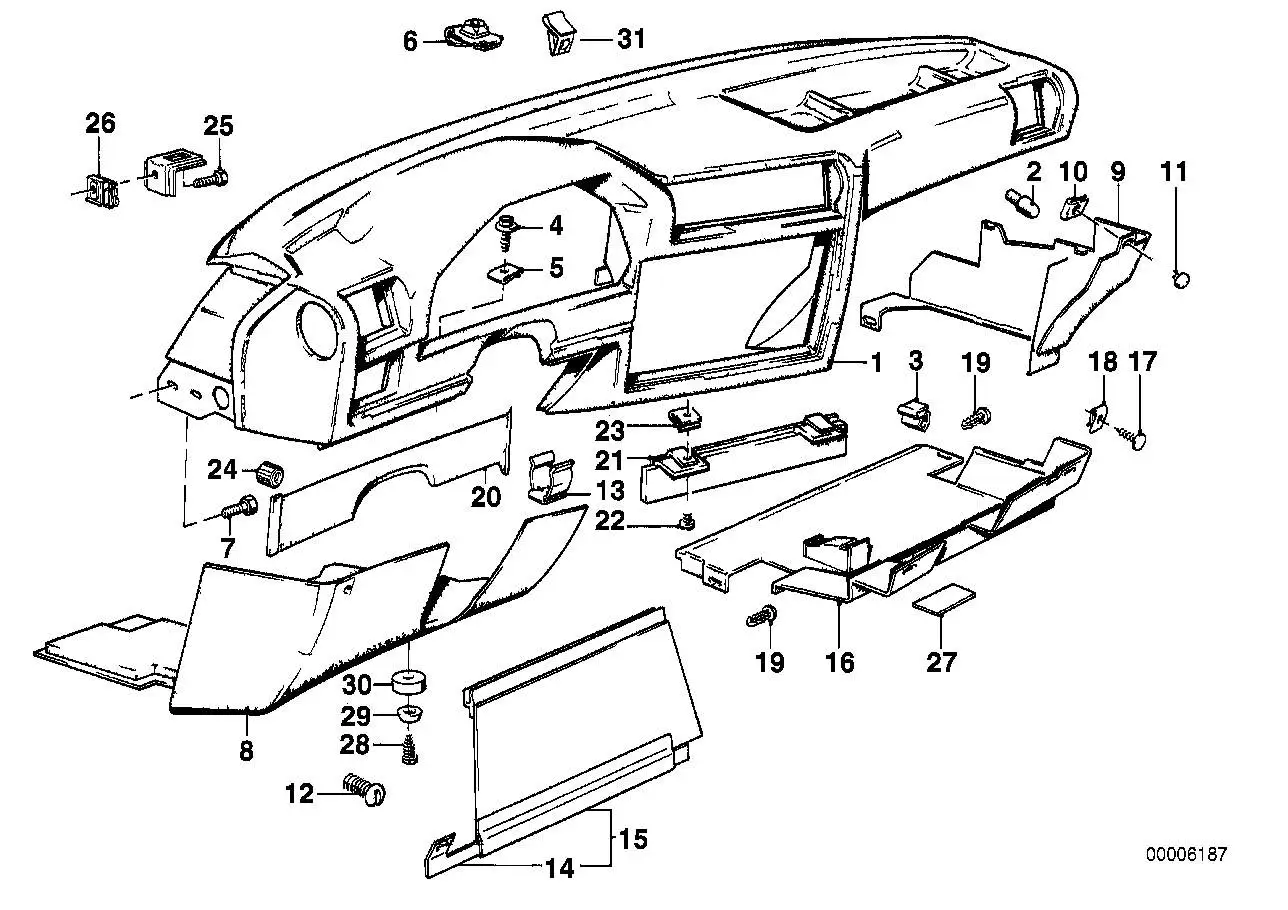 BMW Verschluss E30 51451914869 - Z1 E30