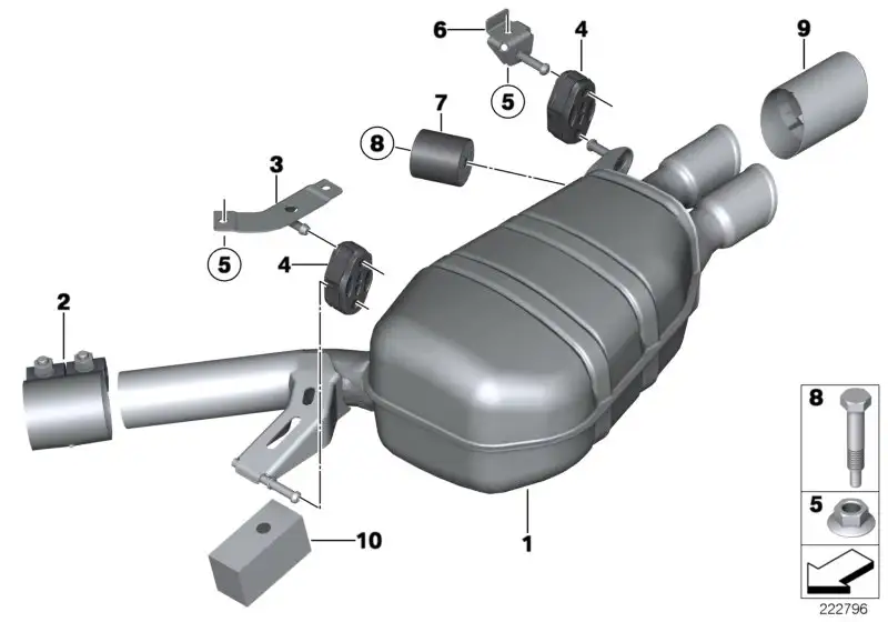 BMW Schwingungstilger E53 E60 E61 E83 E85 E90 E91 E92 F10 F11 F21
