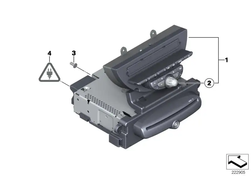MINI RP Radio MINI CD R55 R56 R57 R58 R59 R60 R61 65123457152